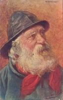 Рыбак Открытка артикул 7019b.